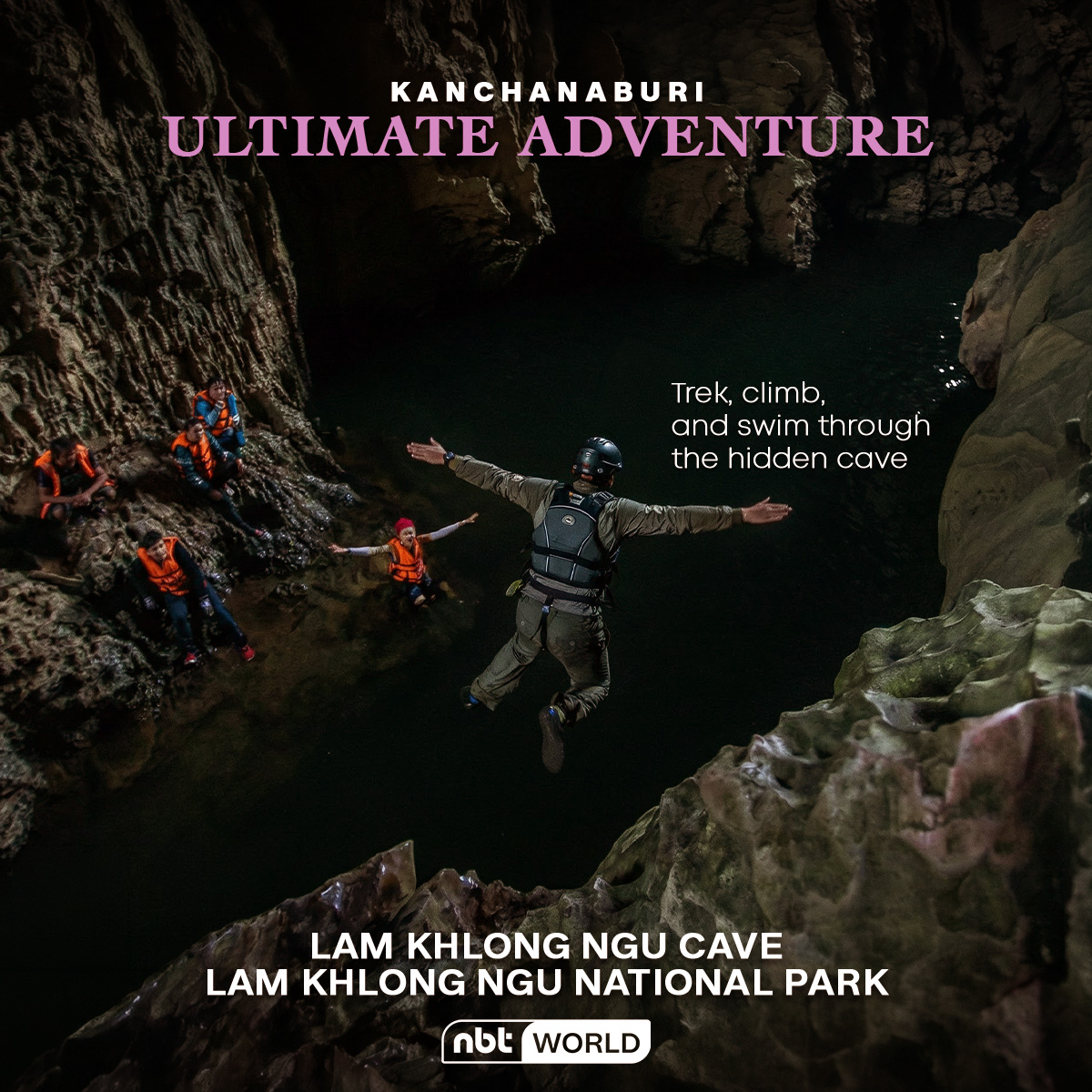NBTWORLDNews's tweet image. Lam Khlong Ngu National Park , Kanchanaburi Province  is a rugged natural sanctuary known for its dramatic limestone mountains and deep cave systems. ⛰️🌿

#Thailand #cave #Advantre #Tourism