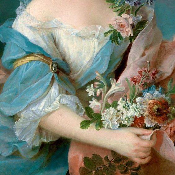 22hrr22min's tweet photo. holding flowers in paintings https://t.co/GwNDSTmHfT