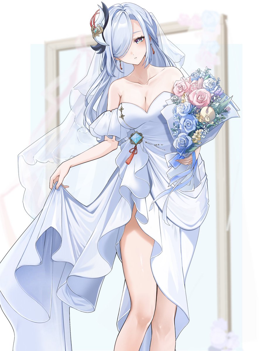 ドレス申鶴さん✨️ #申鶴 #shenhe