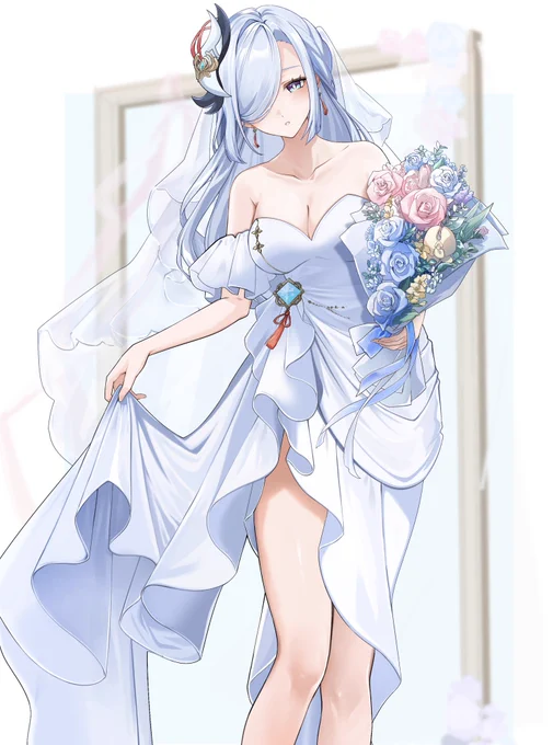 ドレス申鶴さん #申鶴 #shenhe