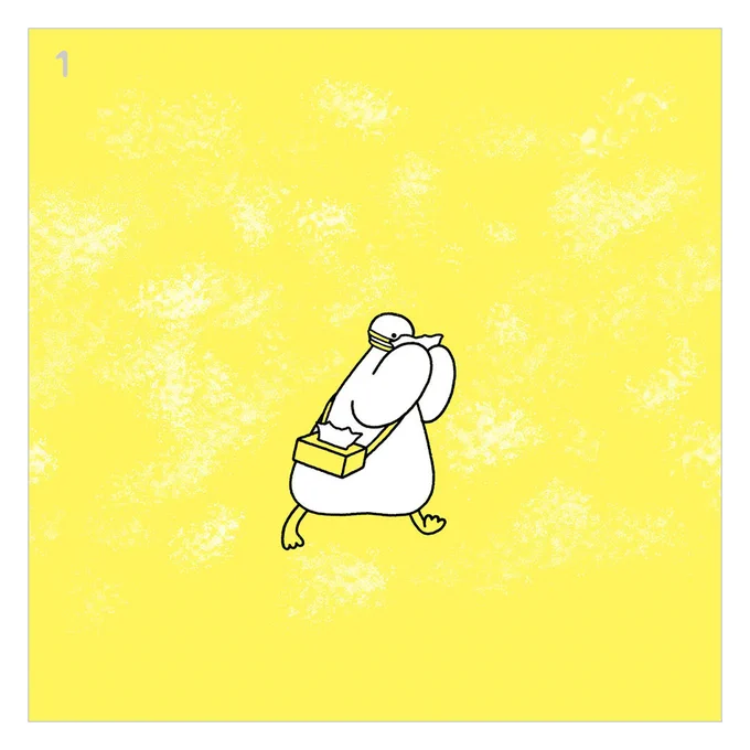 この季節が来てしまった… #過去作品 #花粉