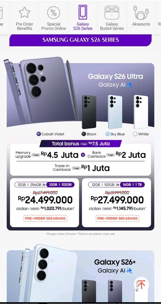 PrincessErisa's tweet photo. @ShopeeID Suka banget Privacy Display di #GalaxyS26Ultra, bikin bebas dari orang yang suka kepoin layar HP aku! #GalaxyS26xShopee https://t.co/dk5dVx4tBC
