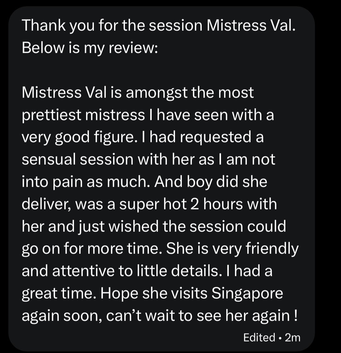 Mistress Val tweet media