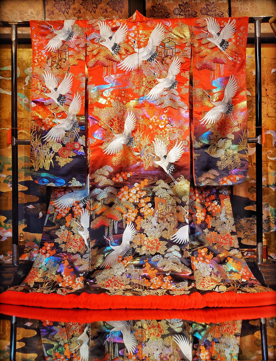本日の店内👘✨
豪華打掛