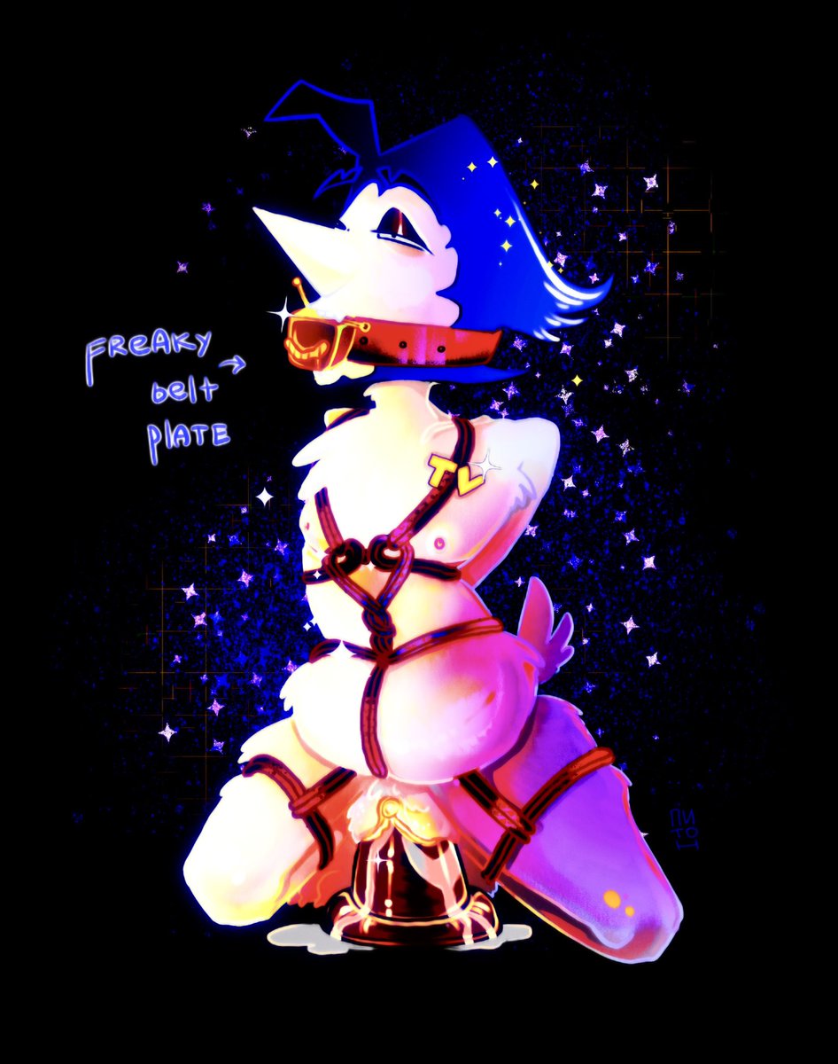 buhoyar's tweet photo. All these glamour were made only for the freaky Tenna belt plate in the Spamton’s mouth  #spamtonnsfw #deltaruined #spamtennansfw #deltarune34 https://t.co/rW95isBMVS