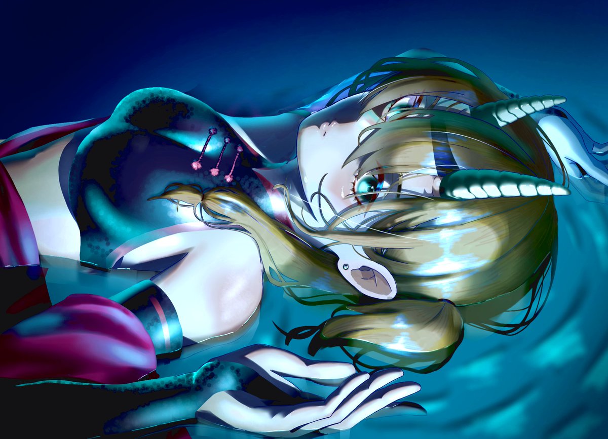 JWrzf3EFvZ43284's tweet image. フィルターをかける前と後だと 
だいぶ印象がかわる

 #illustration
 #私はこういう絵を描いています