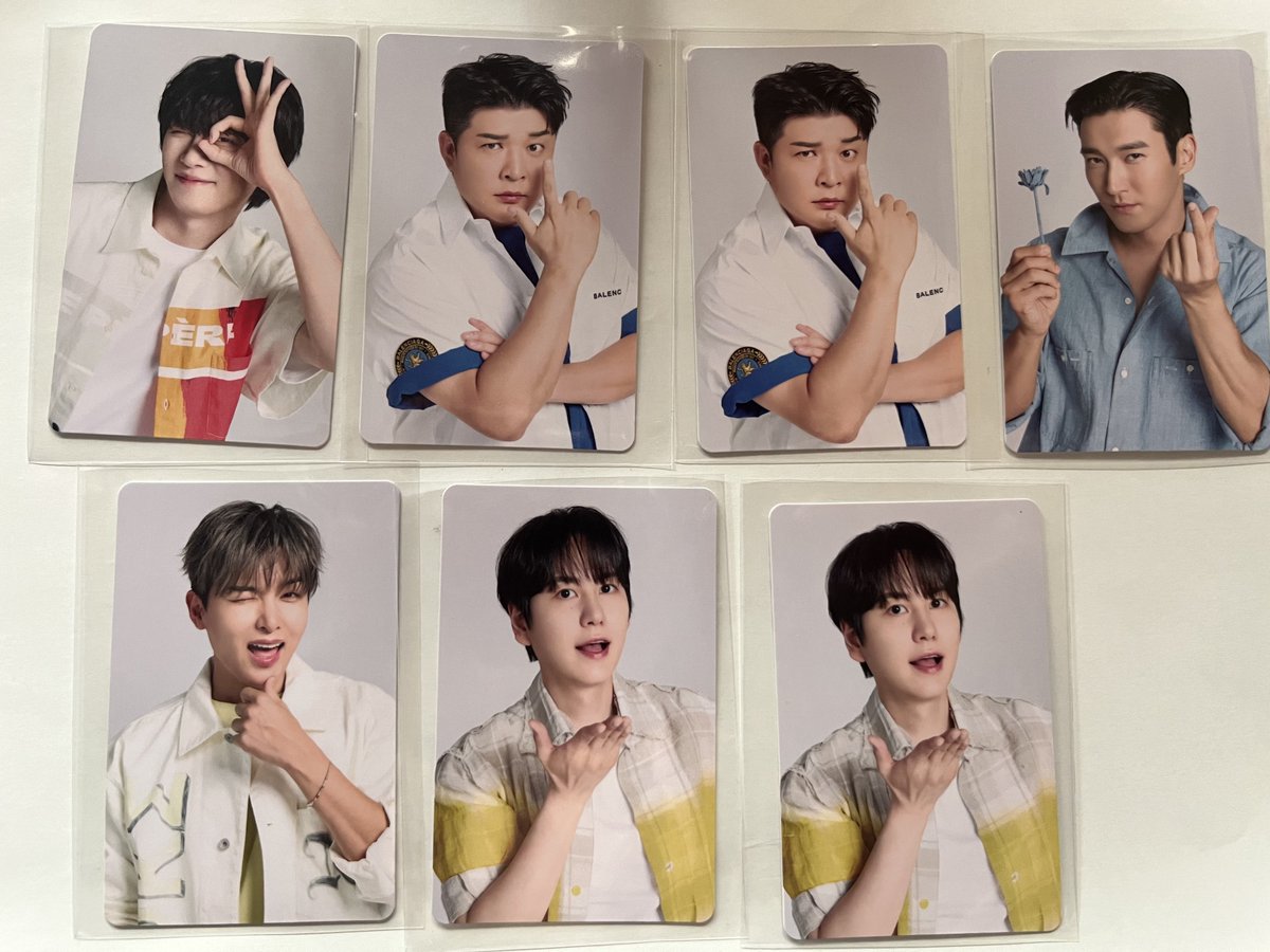 6000円以上購入特典トレカ 譲 画像 ヒチョル、シンドン シウォン