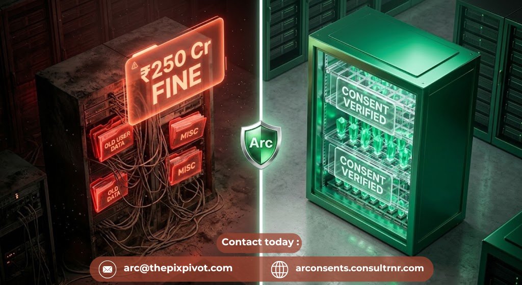 arconsents's tweet photo. The DPB doesn't need a genius hacker to find a violation; they just need a lazy admin. 
In 2026, "we'll delete it later" is a ₹250 Cr mistake. From shadow PII to vague consent, lazy habits are the first targets for audits.
Clean your stack before the DPB does it for you. 
#DPDP https://t.co/Ljx7CkzLnd