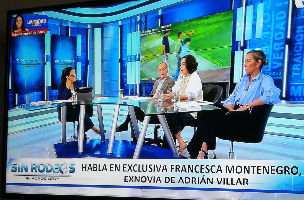 Milagros Leiva le comunica en vivo a Francesca Montenegro que el abogado de la familia Lizeth Marzano ha solicitado que la incluyan por cómplice. A Lo Francesca inmediatamente comienza a HUNDIR a Adrián Villar.
¿Confesión sincera o acto desesperado?
#CuartoPoder #Sinrodeos