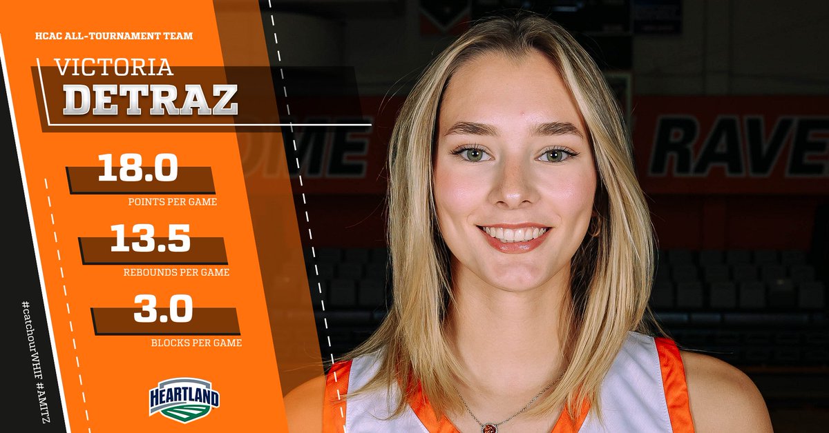 AthleticsAU's tweet photo. Congrats to @AURavensWBB's Victoria Detraz on being named to the @HCACDIII All-Tournament Team! #SoarRavensSoar #GBGR #catchourWHIF #AMITZ #TheHeartOfD3 https://t.co/IK1dt11znW