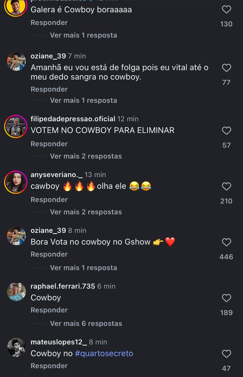 Franncomenta's tweet photo. É questão de estratégia agora, o sofá está votando no Cowboy e se votarmos contra perderemos para o Breno 

COWBOY NO QUARTO SECRETO https://t.co/krFXHWxQ1F
