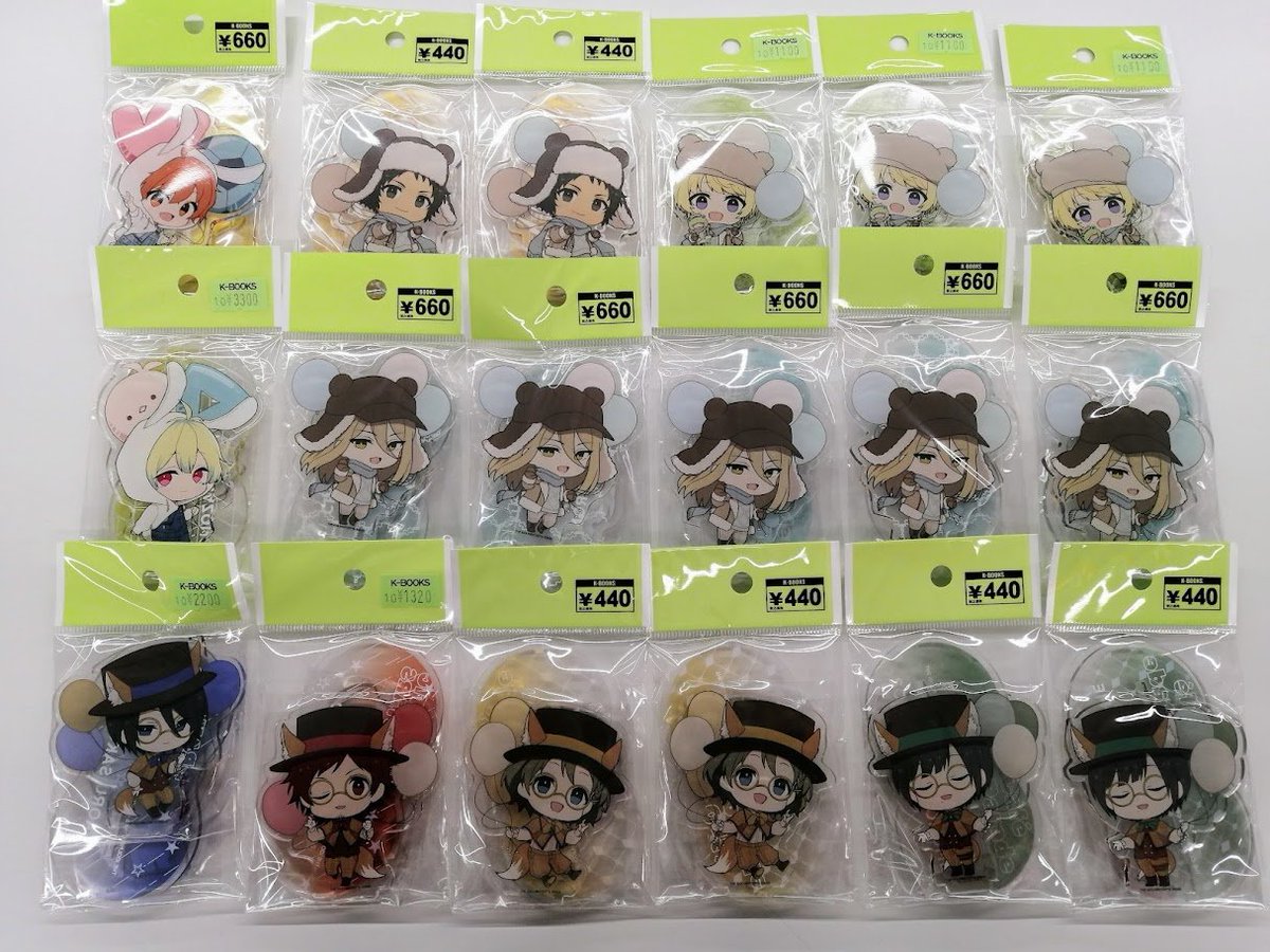 入荷情報】 「アイドルマスターSideM」 ANICLOSET. 東急ハンズコラボ