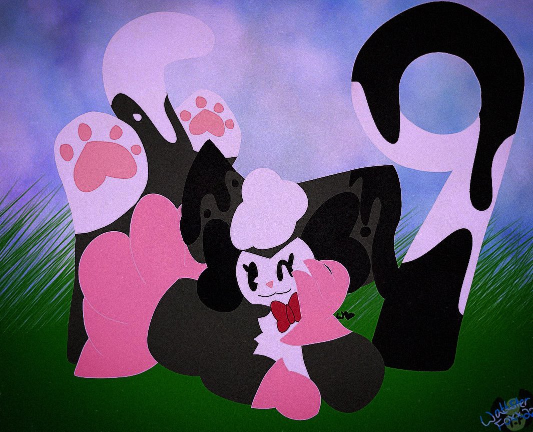 My oc Wattster turned 9 years old yesterday 
I can't believe one single game lead me to taking art more seriously 🥹
Happy 9 years Watts let's keep being a team🍀
#furryartwork