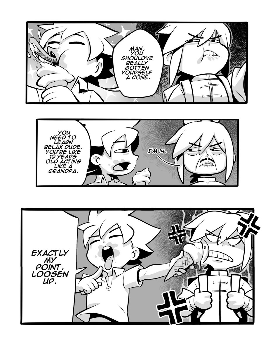 MachUltra_'s tweet photo. My favorite page of Mountain Academy. I’ve had the privilege of working with @pipusuuu on this webtoon and it’s been great ever since.  Check it out!!!! https://t.co/hFSzjEfle5