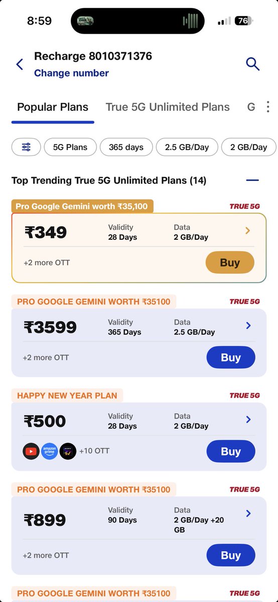 a_sheikh75866's tweet photo. ⁦@reliancejio⁩ ⁦⁦@JioCare⁩ why there is no  separate plan for calling??? Why do i have to pay extra for your so called 5 g services which doesn’t even exit and i have to connect through wifi??? https://t.co/AnUou6U6mt