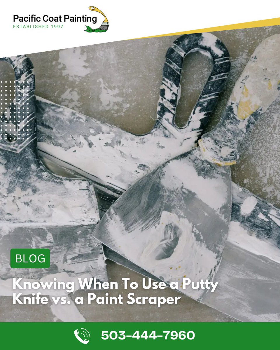 pacificcoat's tweet photo. BLOG: Knowing When To Use a Putty Knife vs. a Paint Scraper. https://t.co/B5Umz19J5X

#Painting #PaintingServices #portland #Oregon https://t.co/JFs1lfVYPV