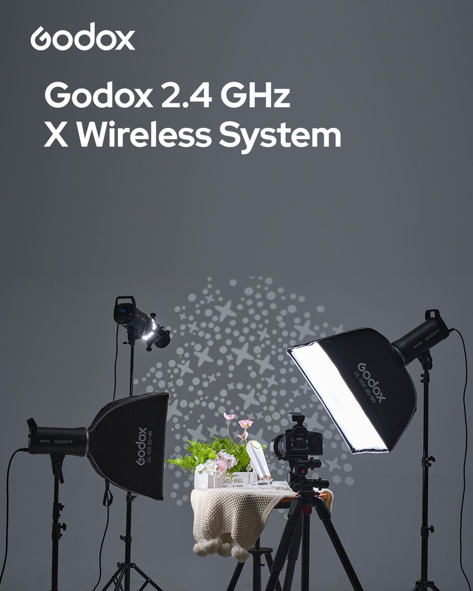 GodoxGlobal's tweet photo. Introducing the SKIIIV Series – reliable studio lighting in 300W & 400W options. Features: upgraded control panel, 2.4 GHz X system, 1/32–1/1 power range, 10W modeling lamp, and Bowens-mount.
RRP: $149 (300W) / $179 (400W).
#Godox #StudioLighting #Photography https://t.co/C7q6HLzstW