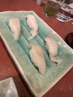 negiadc's tweet photo. こんにちは。
先日は若手社員3名の労い社内懇親会に混ぜて貰って参加！
お寿司屋さんで刺し盛や珍味等食べつつ、最後は各自1人前握り+御好み握り。
珍味ばかり写真撮ってたｗ
今週も宜しくお願いします！
#ぱちんこ #パチスロ #遊技機 #開発 #デザイナー #募集 https://t.co/DTSQ9JcKCR