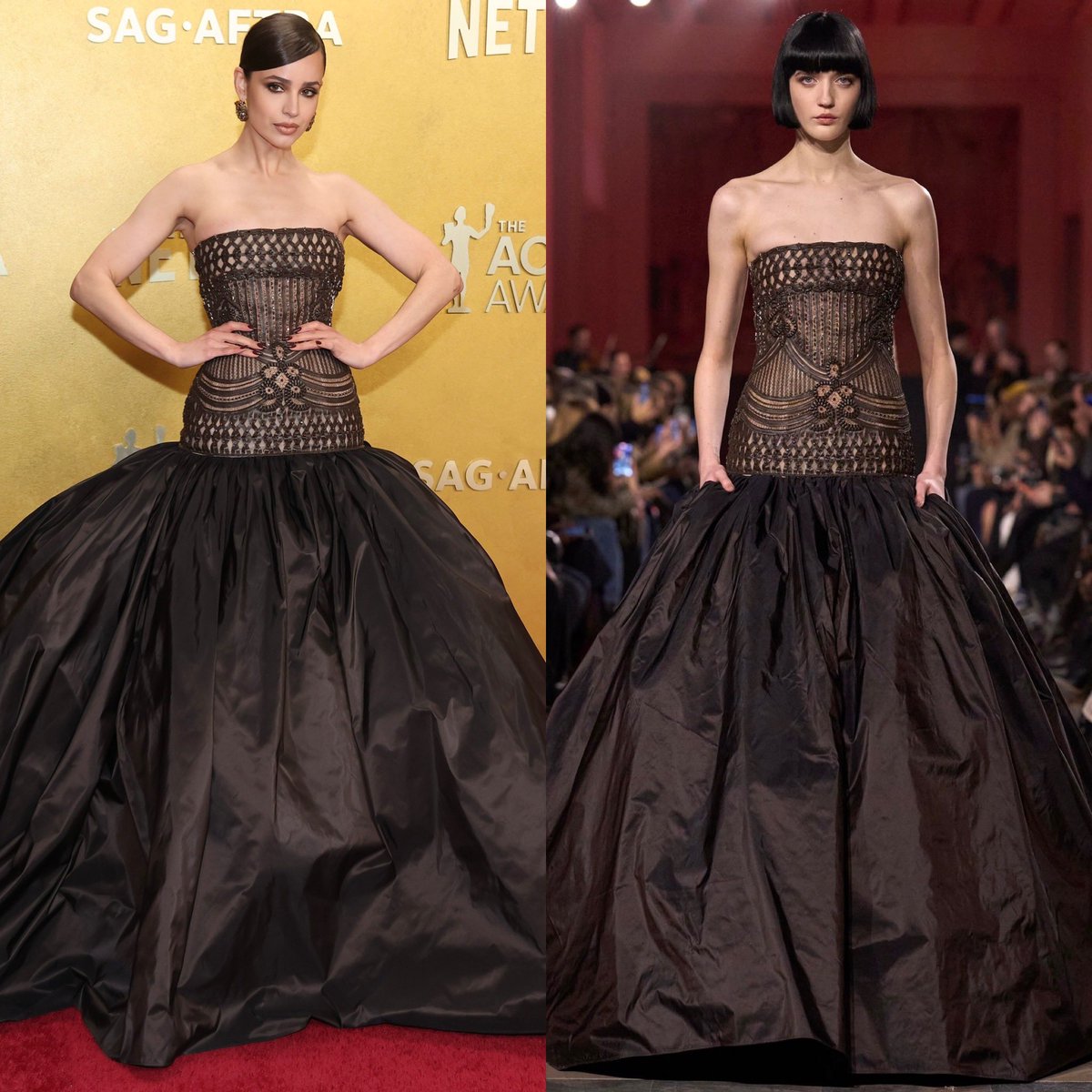 dequemeolook's tweet image. Sofia Carson de Elie Saab Alta-Costura Verão 2026 no ‘32° Actor Awards’, em Los Angeles. #SAGAwards #ActorAwards #SofiaCarson #ElieSaab 📸 Getty Images / Vogue Runway