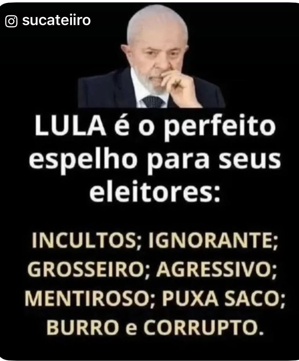 Quem vota nesse Ladrão é porque se identifica com o caráter dele!