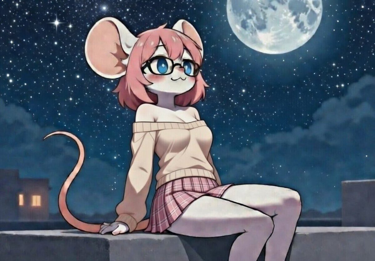 #stars #furry #sky #furrygirl #AIart︎ #furryAI