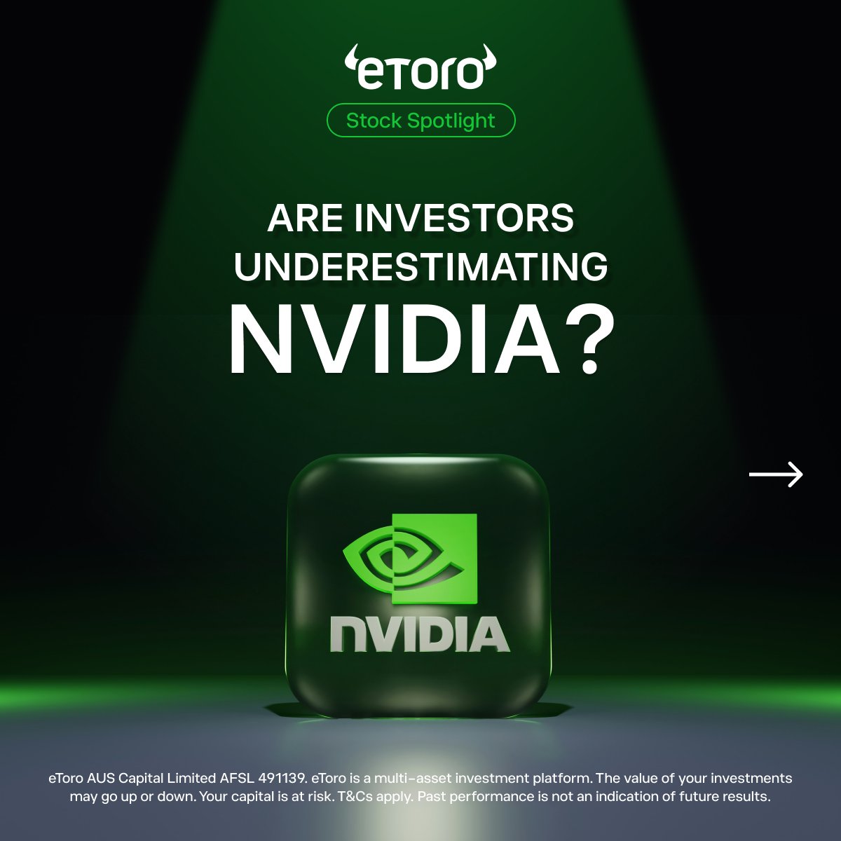eToroAU's tweet photo. Yes, Nvidia trades at a premium.

But few companies are scaling this fast. At 27x forward earnings, investors are paying for AI momentum.

The real risk? Growth slowing.

What's your take?