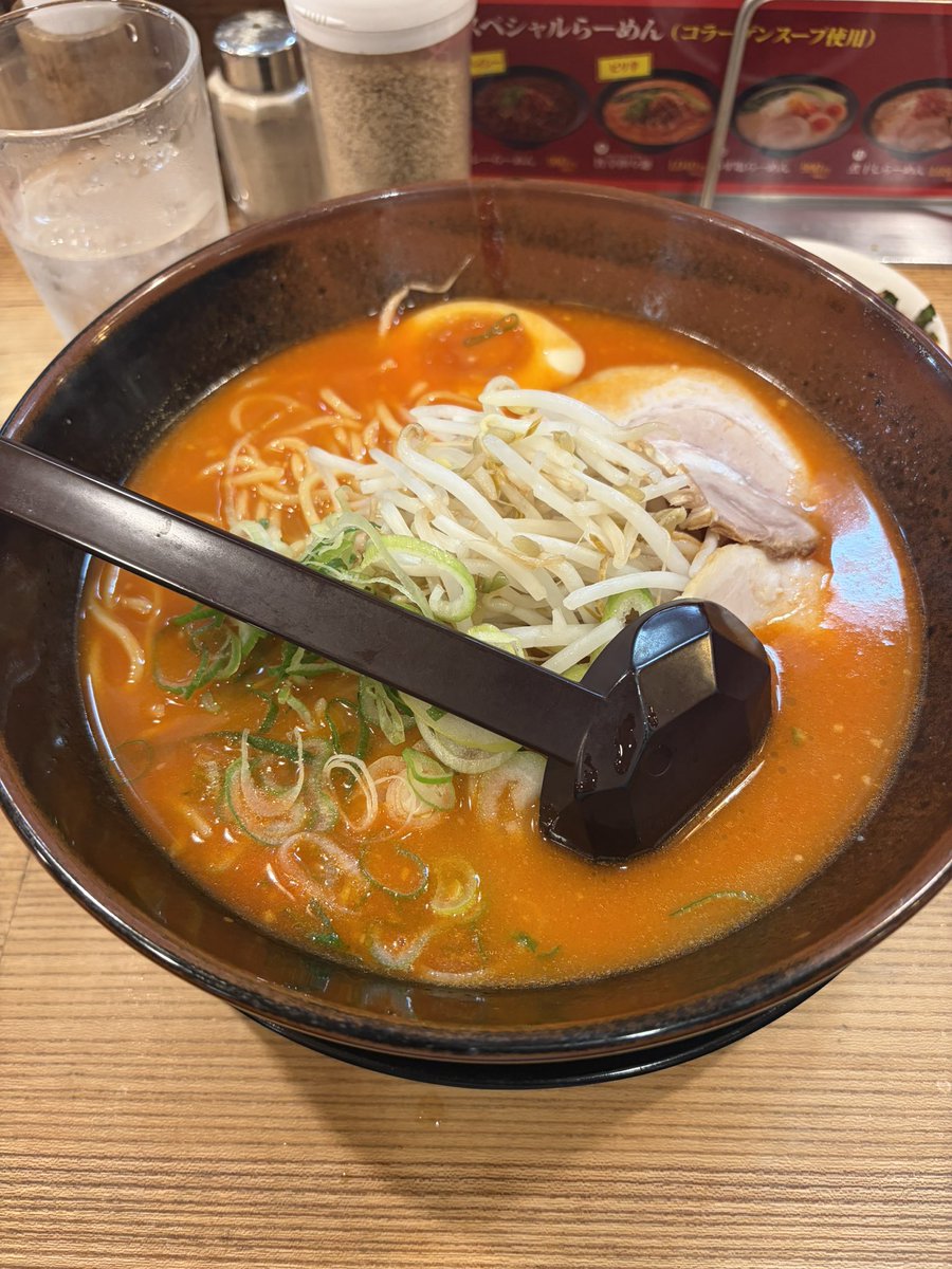 皆様調子はいかがです？😎 古潭🍜いったら 🆕ピリ辛古潭ラーメンなる
