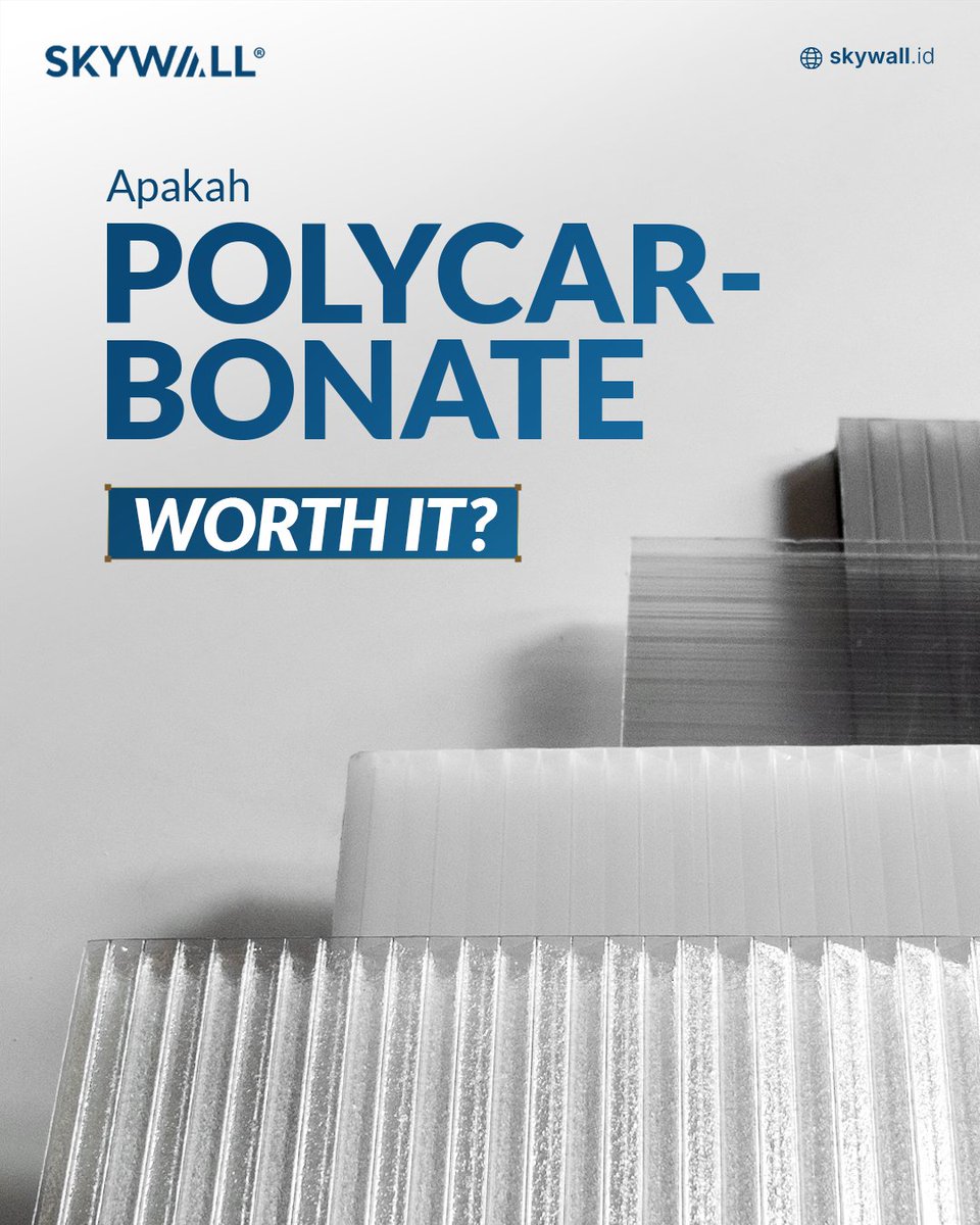 skywall_id's tweet photo. POLYCARBONATE WORTH IT nggak? Ini jawabannya (cek sampe akhir). 👇

✅ UV Block 2 sisi
✅ Lebih adem
✅ Sistem pemasangan anti bocor

🛒 Link Tokopedia:
Link di Bio no.23

#Skywall #Polycarbonate https://t.co/wyLLkDN8MX