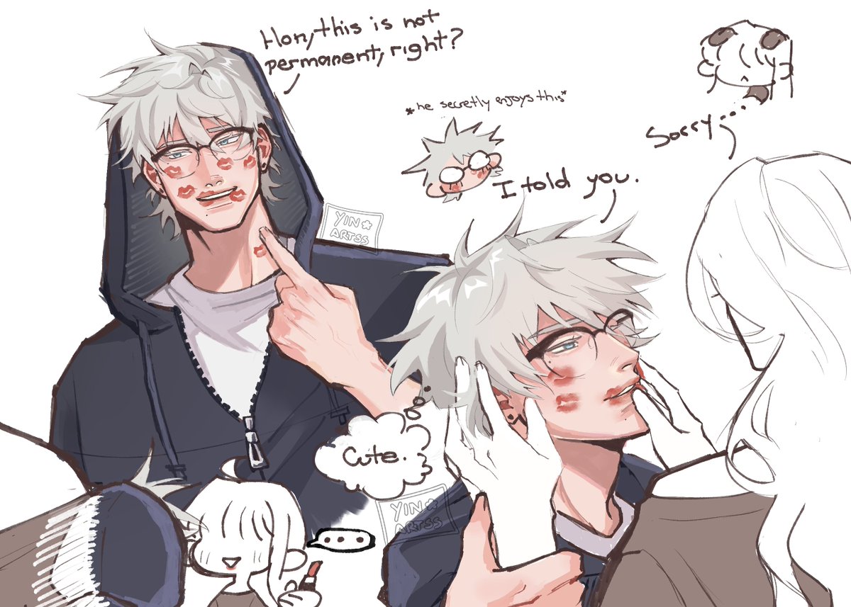 #nerdjo with lipstick problem