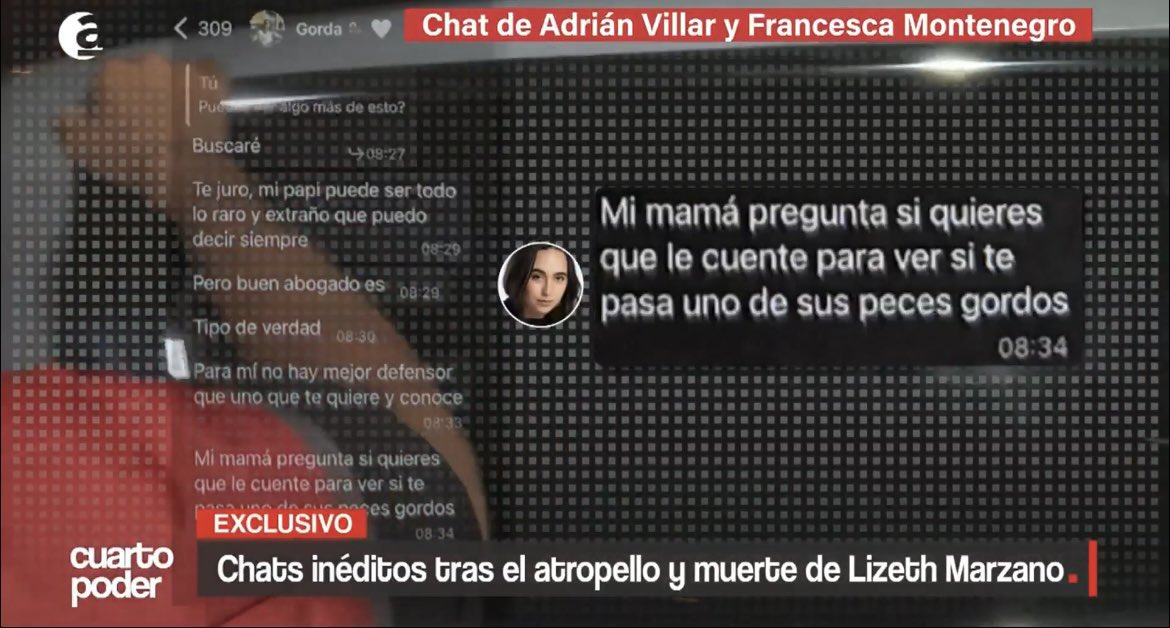 francesca montenegro se acaba de reír cuando le leyeron este mensaje?!?!
