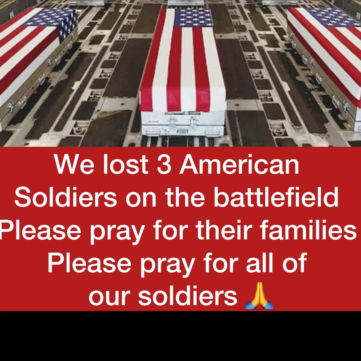 Megmlilly98's tweet photo. There also was 5 seriously  wounded, please pray for all of them. 🇺🇸🙏😢 #IranWar  #OperationEpicFury  #prayers https://t.co/AMYPwee2JV