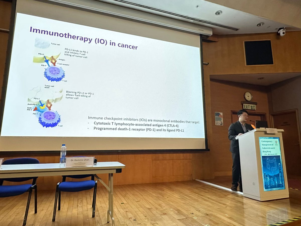 RashidLui's tweet image. Delighted to deliver a talk on immunotherapy in colorectal cancer at the #HA central commissioned training program

Great to meet the other esteemed speakers Prof Simon Ng @CUHKMedicine, Prof @R_Perez_MD and Prof #JunWatanabe 

#CRC #GIoncology