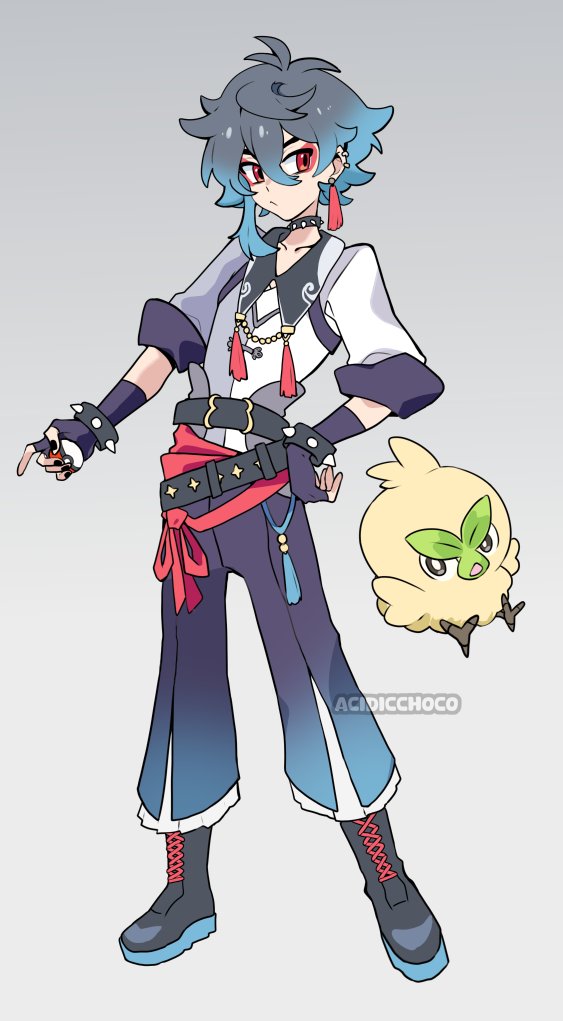 Trainer doesn't even match his starting Pokemon but he just loves Browt