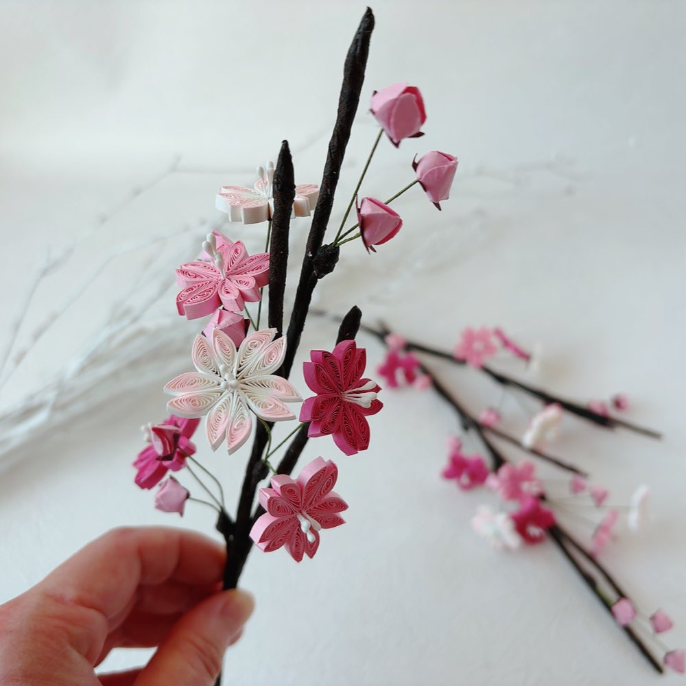 teardrop870's tweet photo. #このタグを見た人は黙って桜をはる

紙で作ってます https://t.co/jHwnBRc6lr