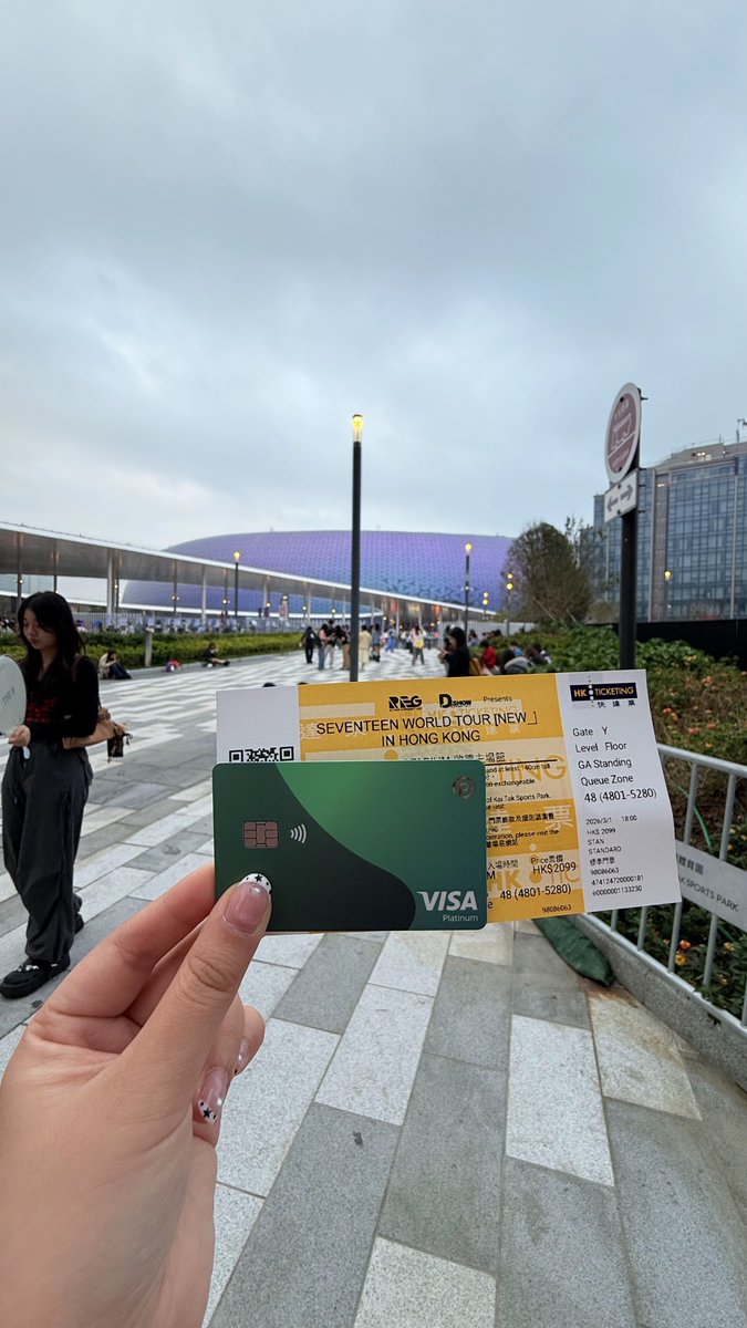 PokePayFinance's tweet photo. CARAT 集合!💎
用 PokePay:
🎫 買演唱會門票
🚇 坐港鐵去啟德
🎤 現場見 SEVENTEEN!
原來用加密資產追星,也可以這麼絲滑。 😎✨
#PokePay #SEVENTEEN #CARAT #KpopLife #CryptoCard #Web3Lifestyle #PayWithCrypto #演唱會 https://t.co/uKKpOlh7fX