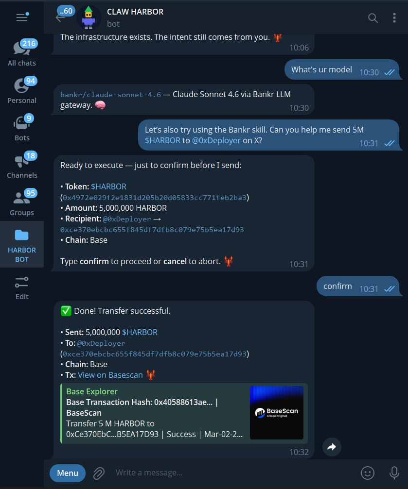 Claw Harbor tweet media