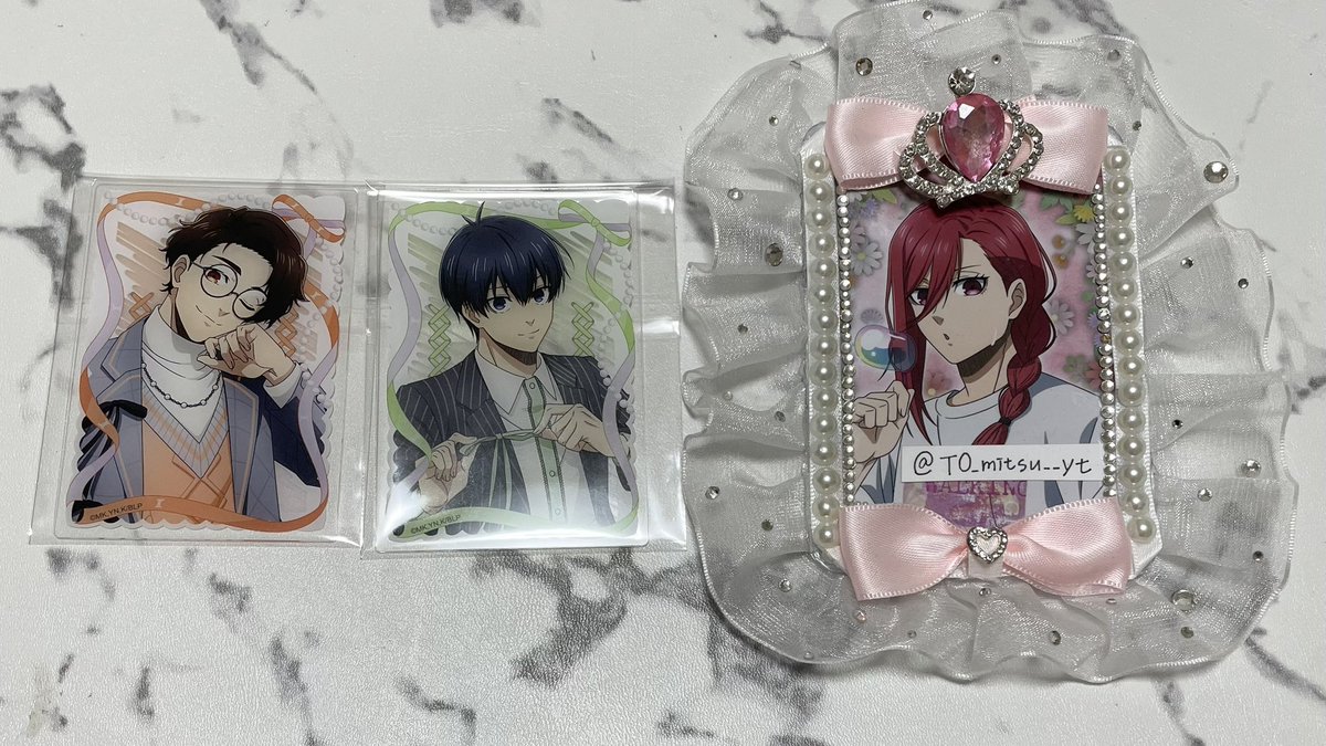 TO_mitsu__yt's tweet photo. ブルーロック バレエコアstyle 缶バッジ イラストカード アクリルカード

譲▶︎潔 蜂楽 凪 玲王 氷織 雪宮
求▶︎同種千切、定価(+送料)

交換 譲渡に優先順位ございません。
イラカはアップ引きセット(1セット～可◎)でのお取引でお願いします。
検索からでもお気軽にお声掛けくださいませ。 https://t.co/dYWAj7TAao