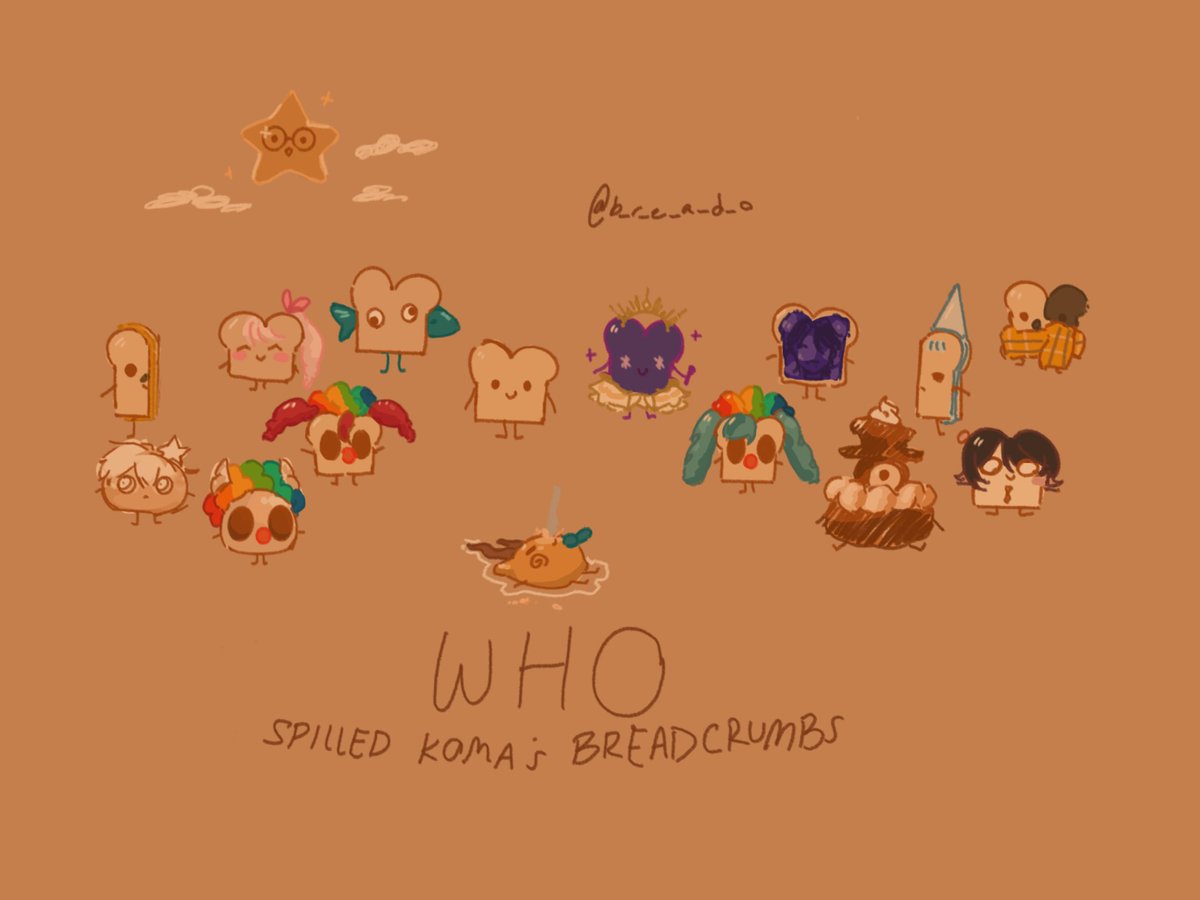 I drew the breadlings yaaay! If anyone wants to be added just ask
#art