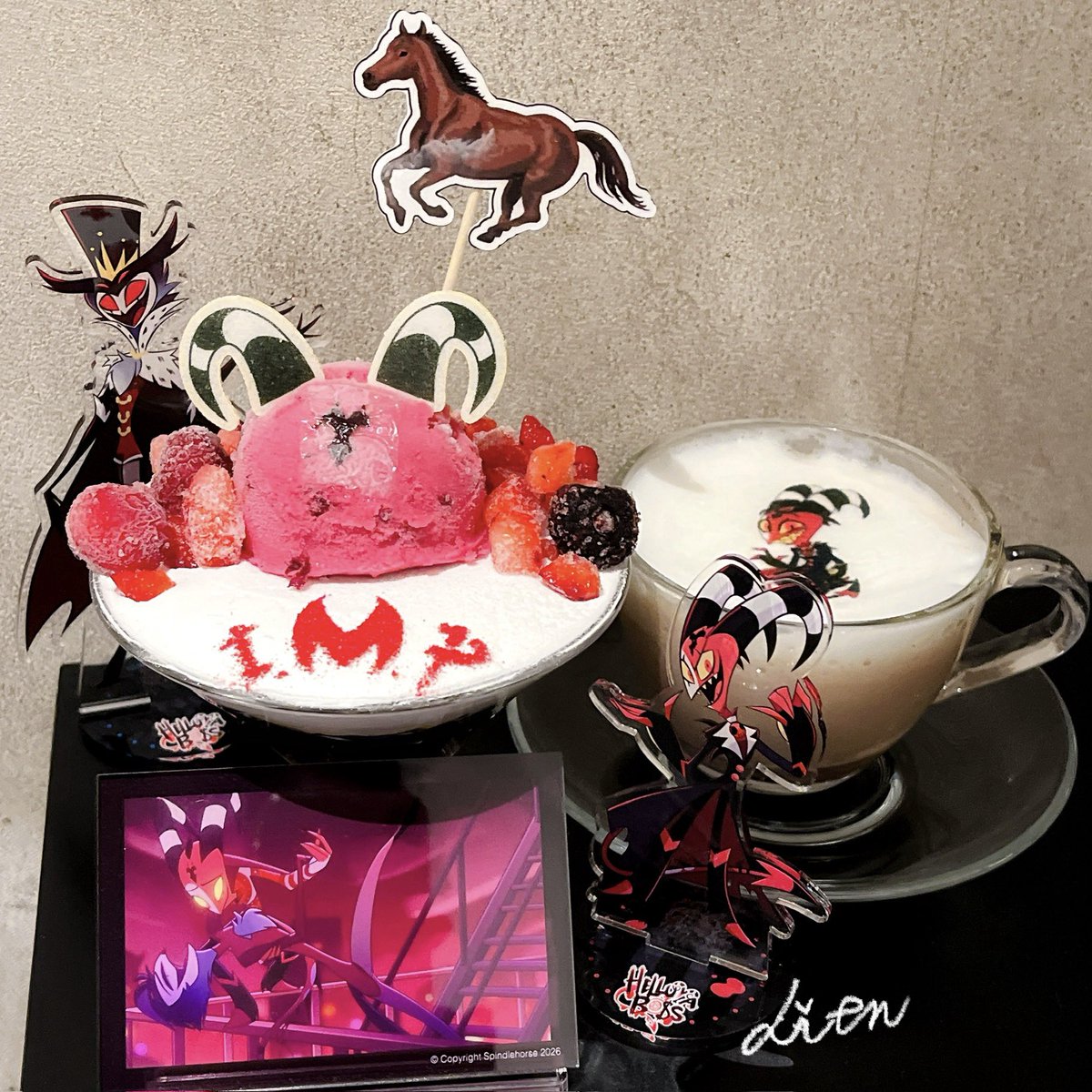 Helluvaboss × HazbinHotel Collaboration Cafeの開催誠におめでとう