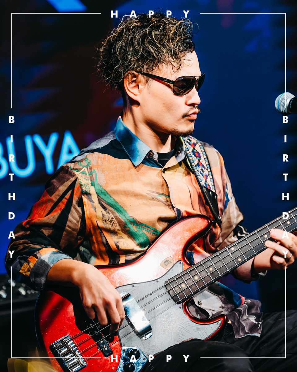 ikeshibu_tokyo's tweet photo. ⚡HAPPY BIRTHDAY⚡
💬本日3月6日は、ベーシスト・Yu Parkさんのお誕生日です。おめでとうございます!
#YuPark @gurasanpark https://t.co/C6R9DBWjEQ