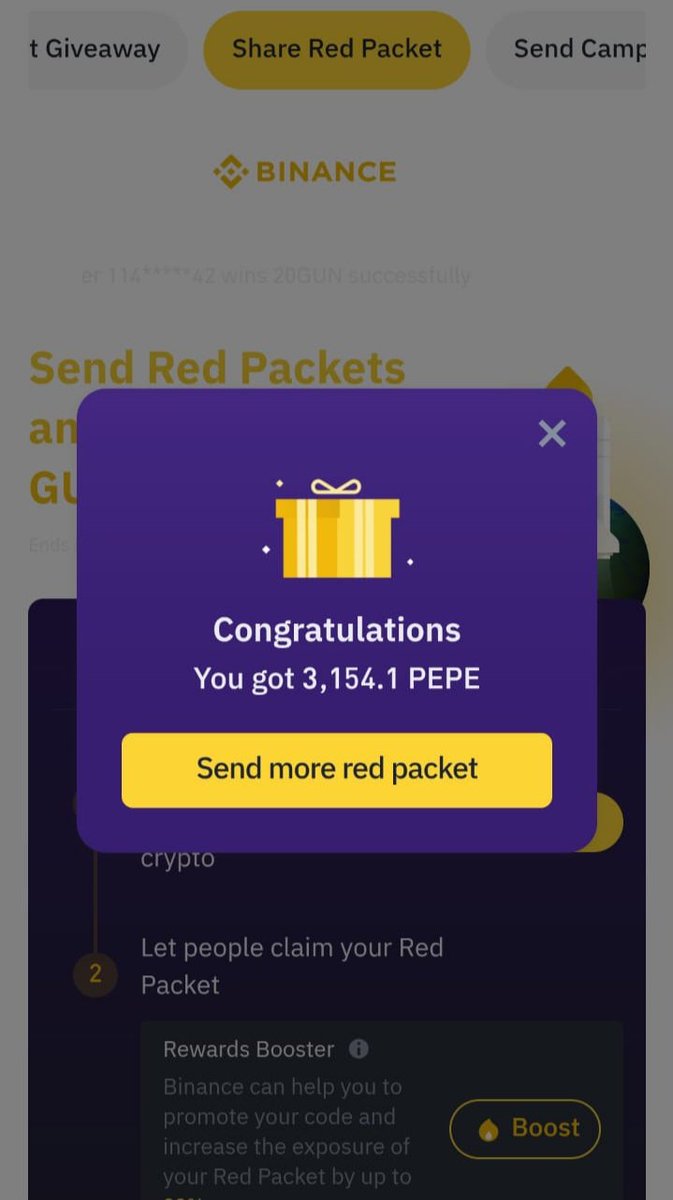 CCsingh4531's tweet photo. Binance Red Packet (Box) 🎁🧧🧧🎁
OU5XX5D7 LQIGKO65
TQJ1G594 382ZC00V
W6BPPPLD CB7MIKEL
AXXVOQ6L XU2SGMLU
FIY9G12Z MMCN93Z5
BP87FKRHCJ
CLICK HERE LINK 🖇️ 
https://t.co/vSgkd5DGz4 https://t.co/rbM8mva6f7