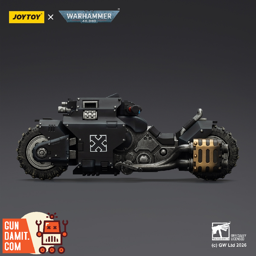 GundamitStore's tweet photo. [Pre-Order] JoyToy JT03776 1/18 Warhammer 40K Raven Guard Raider-pattern Combat Bike with twin-linked bolt rifles
$29.99

#JoyToySource #JT03776 #Warhammer40K 
#actionfigure #modelkit #Gundamit #GD https://t.co/e4BRFML2hx