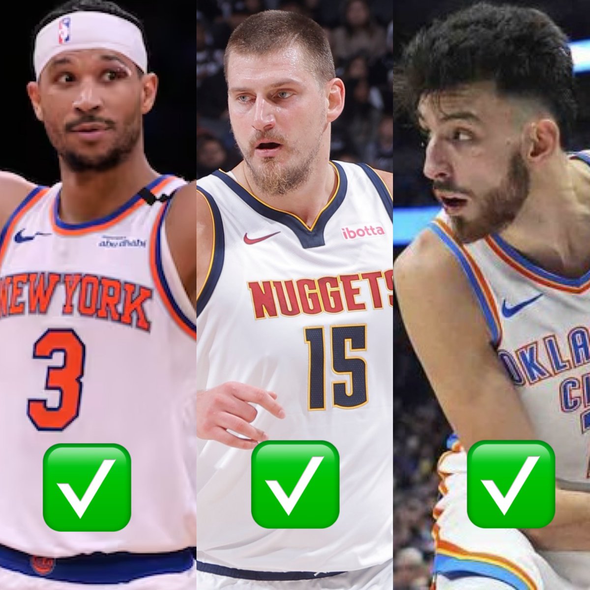 nazeaster's tweet photo. 🔥 3/4 NIGHT! $50 GIVEAWAY to one that likes!!! 💰💰💰

3/1 NBA Props RECAP 🏀

Chet Holmgren o18.5 PTS ✅ {5🌟}
Josh Hart o4.5 AST ✅ {4🌟}
Nikola Jokic o44.5 PRA ✅  {3🌟}🪜
Tyrese Maxey o9.5 RA {5🌟} ❌

HIT 💚 Tap if you tailed https://t.co/fag2MvESYy
