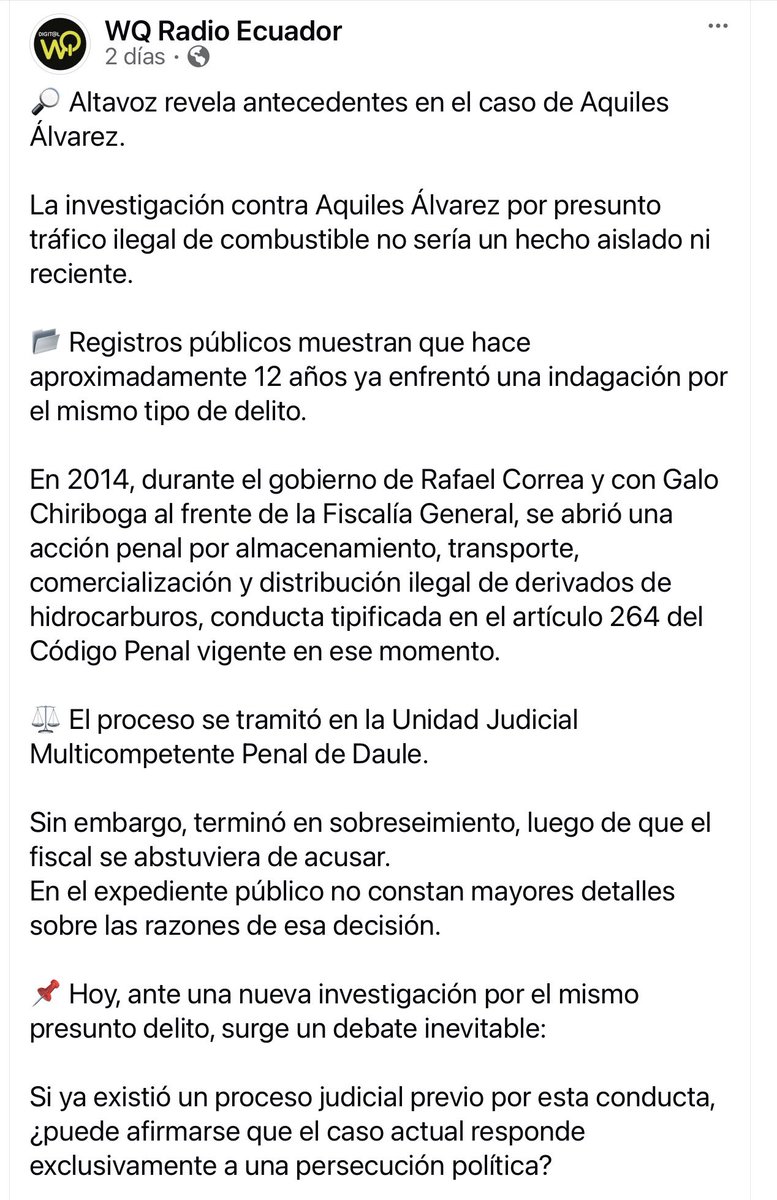 SinMordazaOf's tweet photo. #GiocondaHenriquez Tres hijos delincuentes, denunciados desde el 2014 por TRÁFICO DE COMBUSTIBLE y sobreseídos por EL CORRUPTO #GaloChiriboga no pueden ser considerados como PERSEGUIDOS POLÍTICOS.

Usted se enteró que su hijo falsificó su acta de nacimiento y vió como pasó de ser chiro y mesero en #Usa a MILLONARIO DUEÑO DE 27 establecimientos y de MANSIONES EN EL SECTOR MÁS EXCLUSIVO DE GUAYAQUIL.

Los padres deben asumir su culpabilidad por no haber inculcado principios y haberles dado buenos ejemplos a sus TRES HIJOS.

Deje que la justicia los castigue aunque le duela..eso los podría convertir en mejores personas.