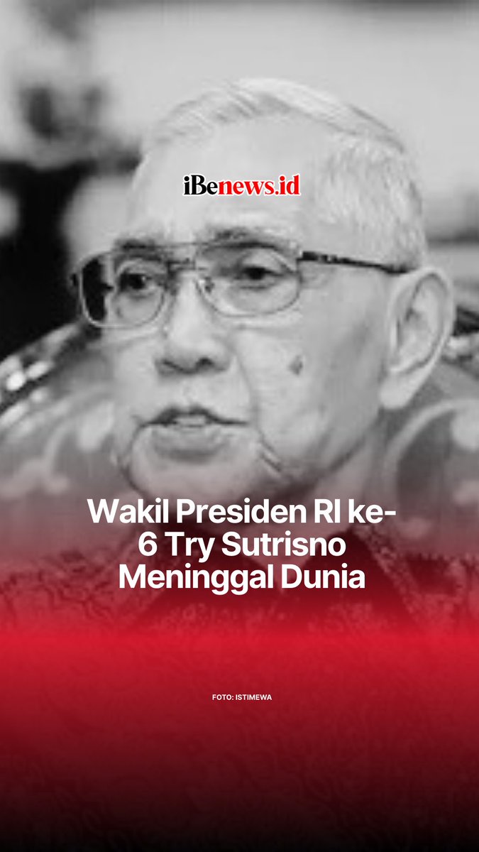 Kabar duka menyelimuti Tanah Air. 

Wakil Presiden ke-6 Republik Indonesia, Try Sutrisno, wafat pada Senin pagi sekitar pukul 07.00 WIB di RSPAD Gatot Soebroto, Jakarta Pusat.

#ibenewsid #beritaterkini #trysutrisno #wakilpresiden