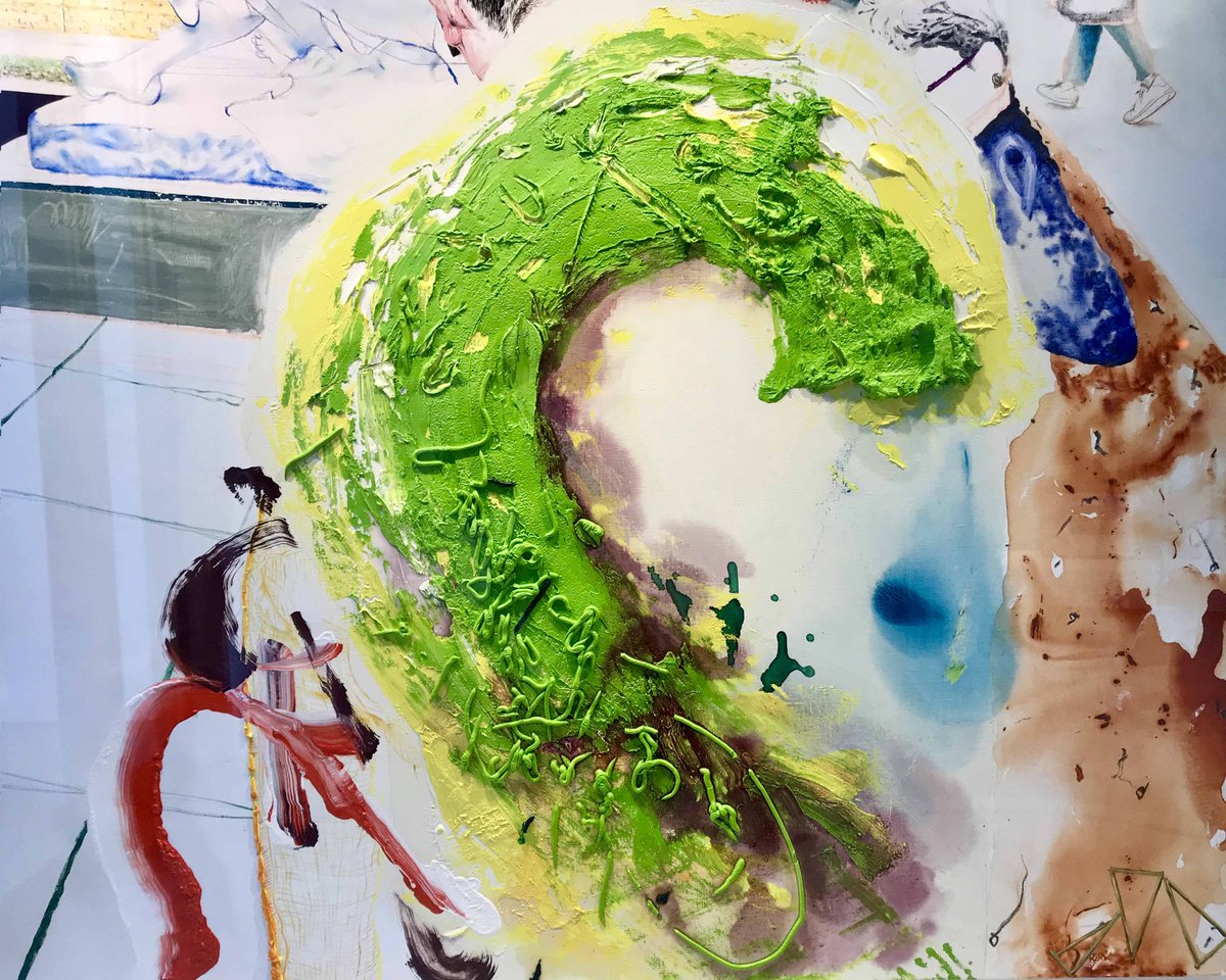 【開催中】
「髙橋侑子展」
3/7(土)まで
11:00～19:00 最終日は17:00終了

会期後半です。
画廊のある深作眼科ビル1階ショーケースでは、S100号・F100号の大作2点を展示中です。キャンバスに広がる光景・画材の素材感が楽しめる作品です。

左：「背中」
右：「アトリエ」

#美術 #アート #絵画 #油絵