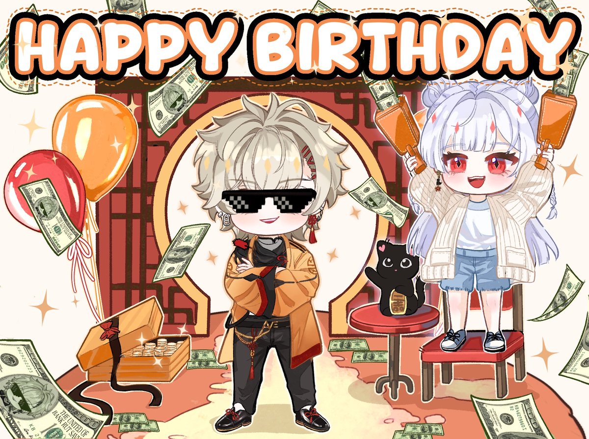 oweyoo_'s tweet photo. HEPIBIDII BAPAK CEO KESAYANGAN SAVVER @AveKanehoshii 🥳🥳🥳
semoga semakin banyak duit, semakin sukses karirnya, sehat selalu, wish you yang baik-baik dah pak pokoknya hehe wopyu bapak ceo🧡🧡🧡

emejing art from @.zachrg707 

#CreateAVE #av3Batita #AveTanjoubioMedetou https://t.co/feeNQXLeJK