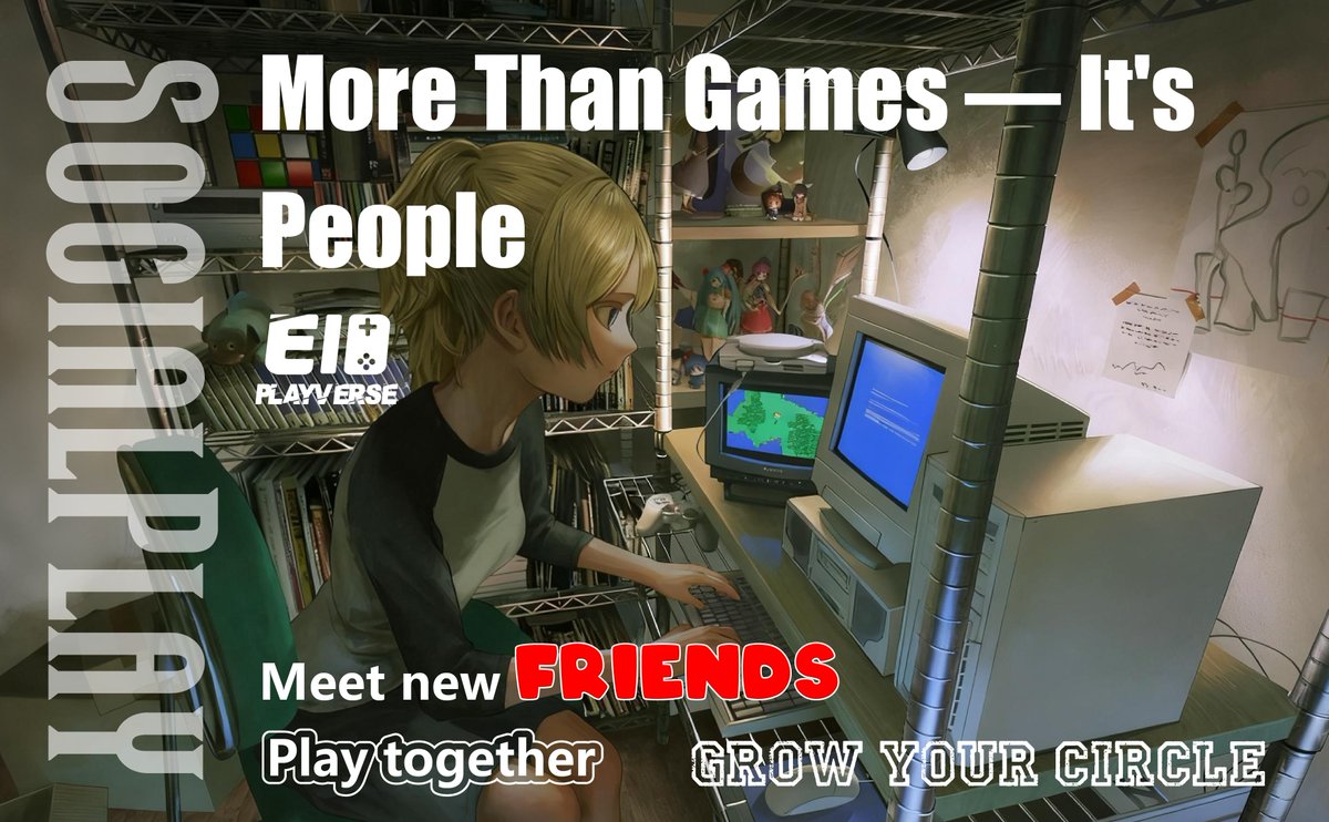PlayVerseLabs's tweet photo. 💖 Meet, play, and grow your circle.
PlayVerse isn’t just about games — it’s about people 🌏

#SocialFi #Web3 https://t.co/tVvQTqsqcX