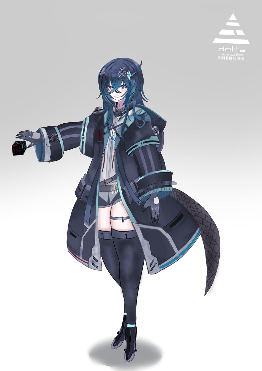 新スタイル！
蛍川オロチ「戦闘服　TYPE ν」です！
先輩感に出す感じとカッコいい近未来を出す感じに
作りました！新しい蛍川さんをよろしくお願いします✨