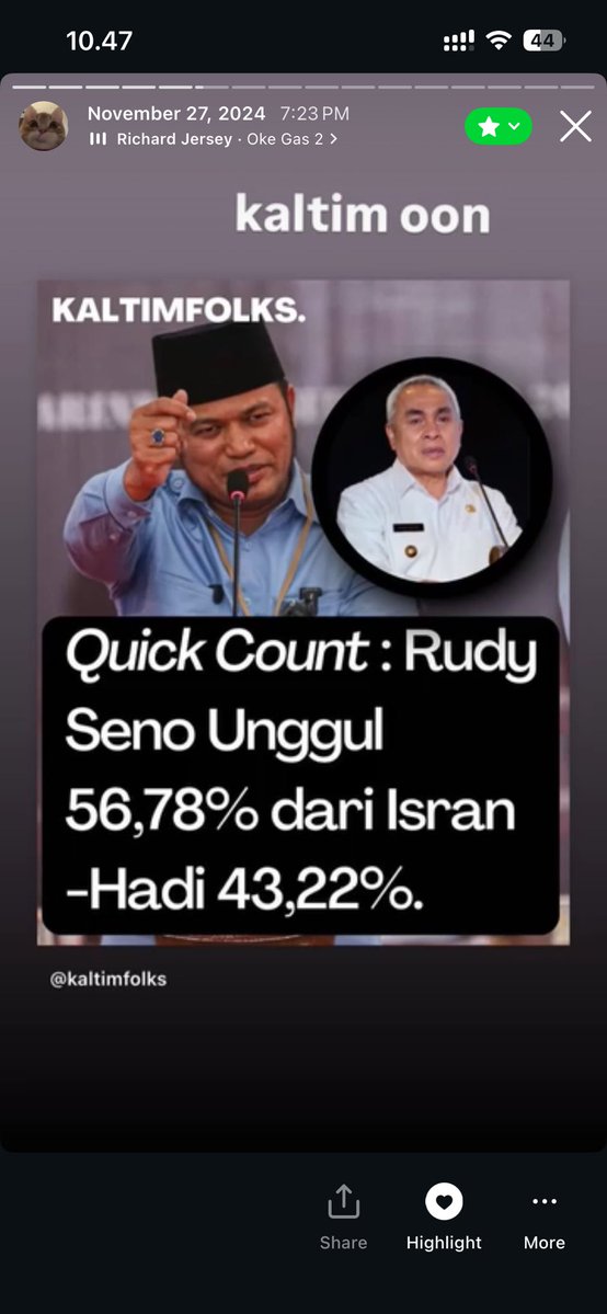 my story gweh pas hasil quick countnya keluar (ALIAS I DIDNT VOTE FOR HIM)